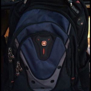 SwissGear Ibex Backpack (Black/Blue)