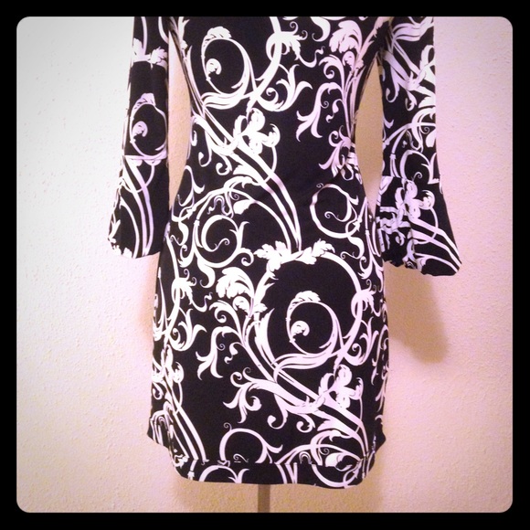 Black and White Dress