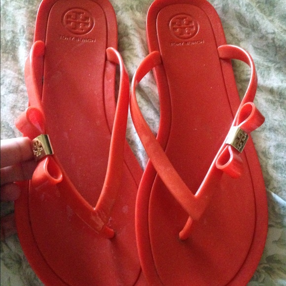 Authentic tory burch jelly sandals