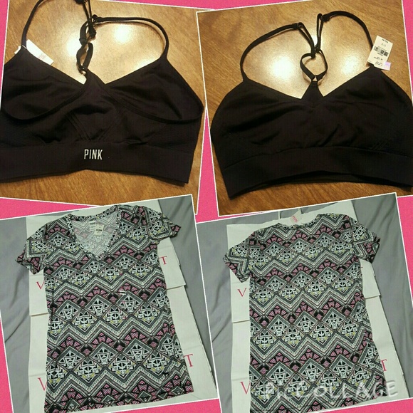 Bundle top and bralette Victoria's Secret