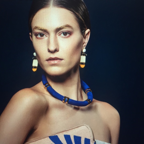 Lizzie Fortunato cobalt Necklace