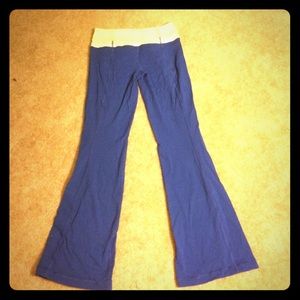 Blue Lululemon Groove Pants - rare!