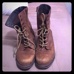 Steve Madden combat boots