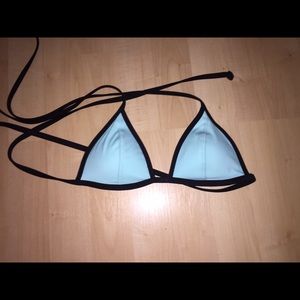 PINK Triangle Bikini Top (Mint Frosting)