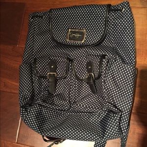 Jessica Simpson polka dot backpack