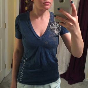 Dark blue Affliction shirt