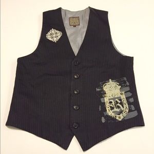 Mens Roar Black Vest