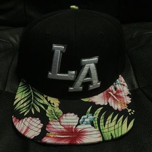 Floral LA Hat