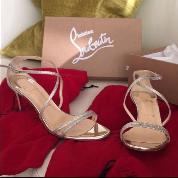 Christian Louboutin Shoes - Authentic Christian Louboutin Gwinee Glitter Mini