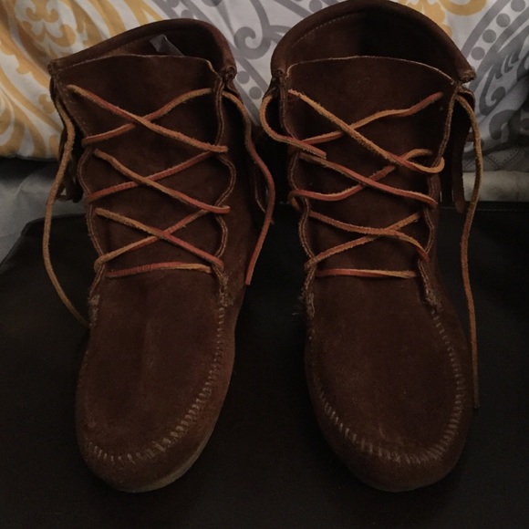 Moccasins Fringe boots