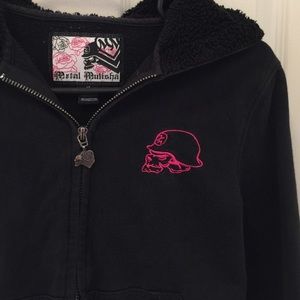 Metal mulisha zip up hoodie
