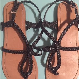 Merona black sandals