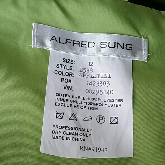 ✔Beautiful Appletini Green Dress - Picture 6 of 6