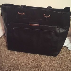 Black leather Coach Purse NEVER USED!!