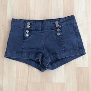 High Waisted Sailor Shorts