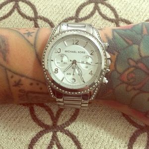 Michael Kors women silver watch