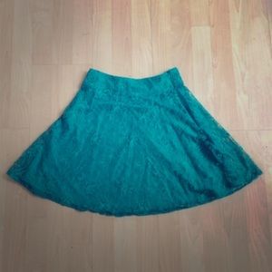 Real Lace Skater Skirt