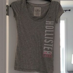 Hollister gray tee size L