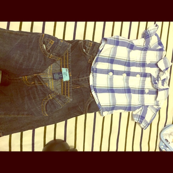 Two pairs of jeans and one dress shirt - Picture 1 of 1