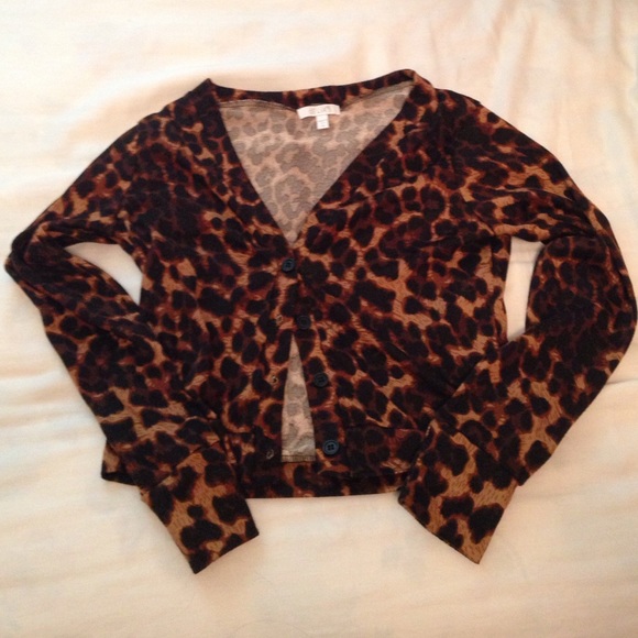 Delia's Cheetah Print Sweater