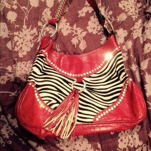 Raviani Zebra & gem purse really cute!