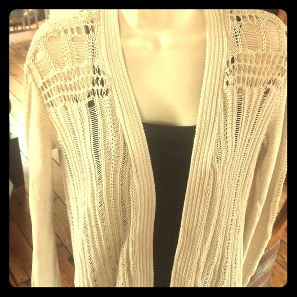 Amazeballs open knit sweater