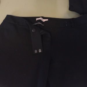 Black, flare Loft pants in Julie fit
