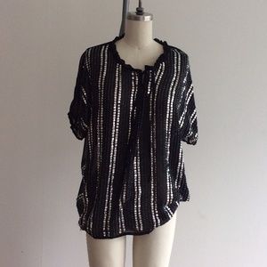Sheer & sequenced top