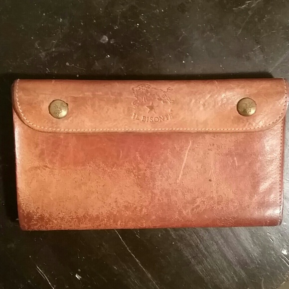 Il Bisonte genuine leather used wallet