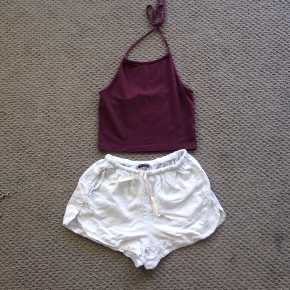 ❌SOLD❌NWOT Brandy Baby Blue Eve Shorts - Picture 1 of 3