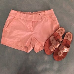 Pale pink chino shorts