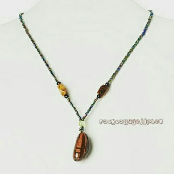 Red Tigers eye pendant