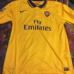 Long Sleeve Arsenal Away Jersey XL Authentic