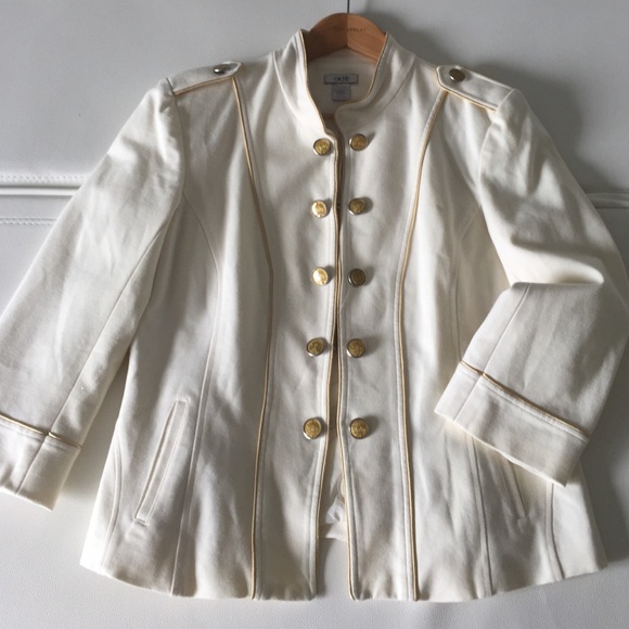 Ivory and gold jacket
