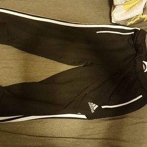 Adidas black soccer pants