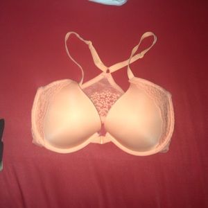 Orange racerback bra