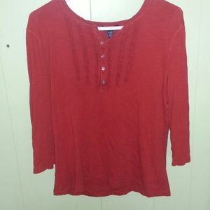 Red Long Sleeve Shirt