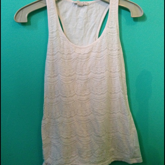 White lacey shirt