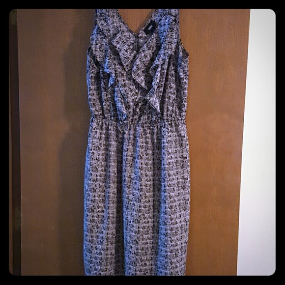 Black and grey dress