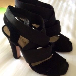Authentic Black Prada Pumps / Heels