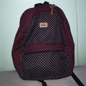 Polka dot vans backpack