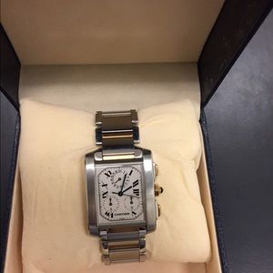 Cartier Men/Women Tank Francaise Watch