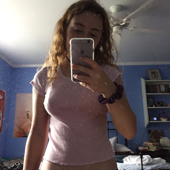 rly qt pink top