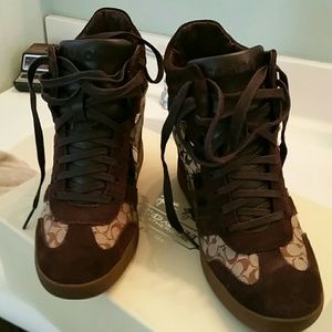 Coach Alara Suede  Khaki/Chestnut