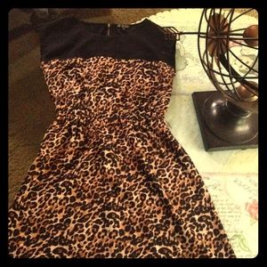 Leopard print dress