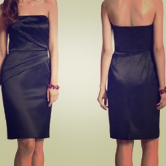 White House Black Market - Strapless Satin Dress