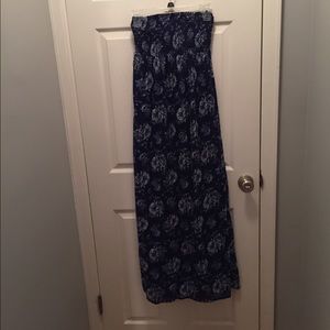 EUC Old Navy tube top maxi