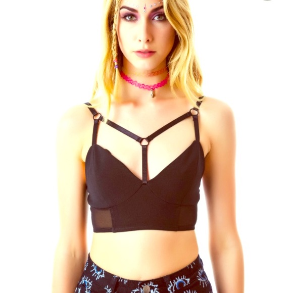 DollsKill bondage bralette