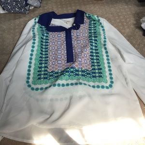 jcrew collared trendy shirt