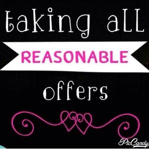 Make me an offer!  All offers will be considered